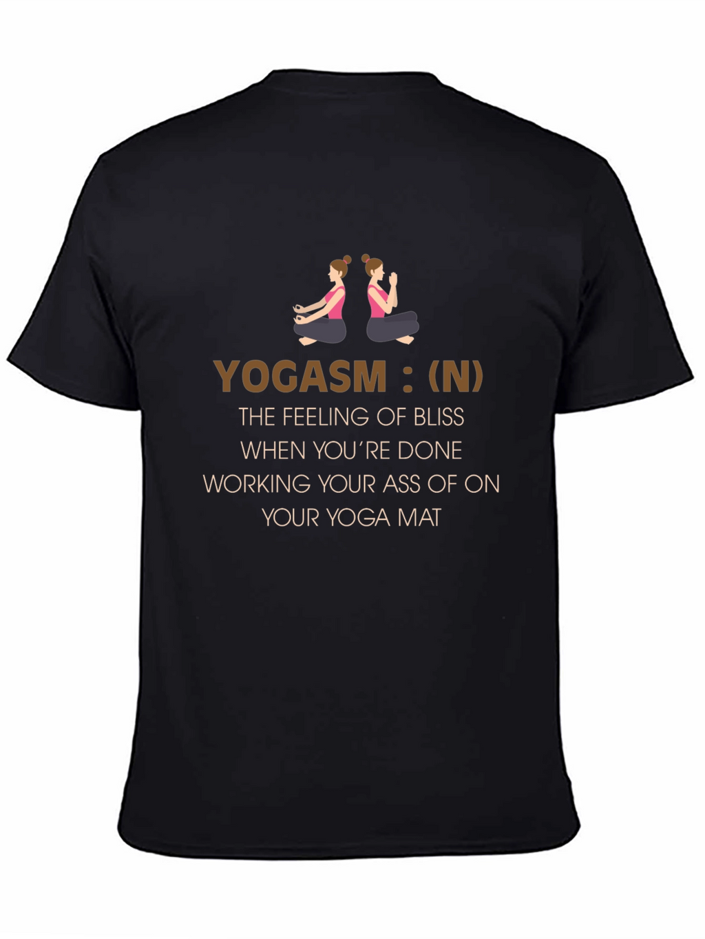 Yogasm T-Shirt: Yoga Bliss Definition Tee