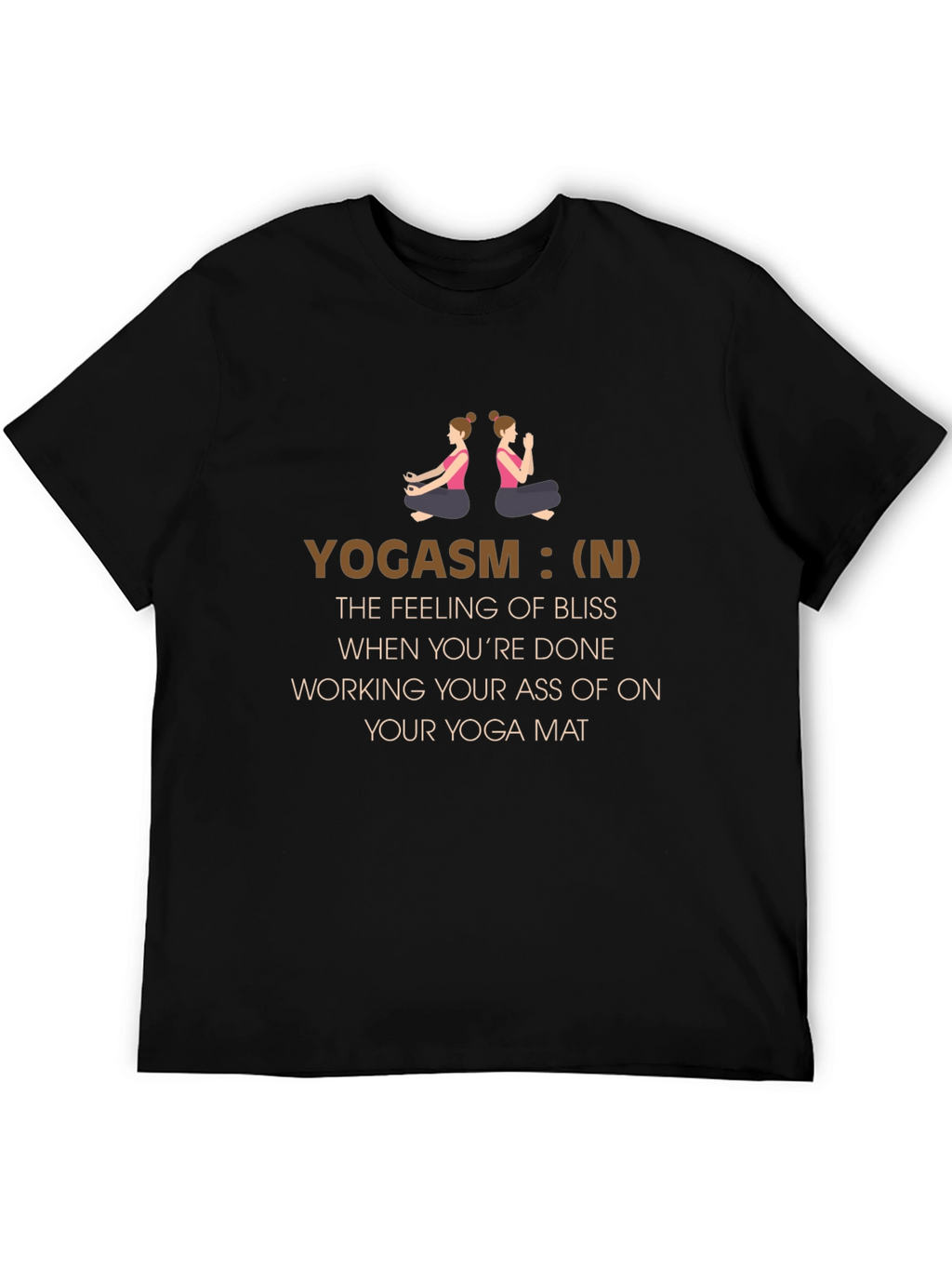 Yogasm T-Shirt: Yoga Bliss Definition Tee