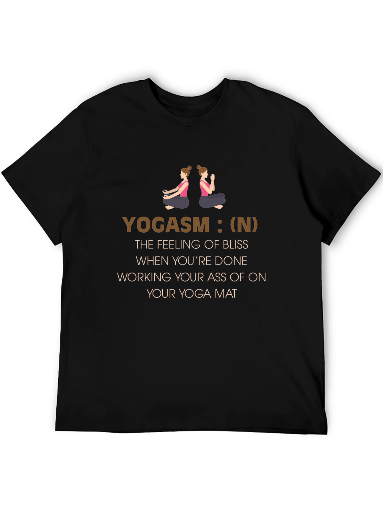 Yogasm T-Shirt: Yoga Bliss Definition Tee