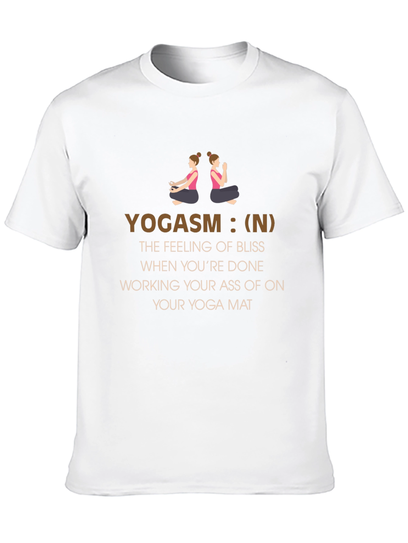 Yogasm T-Shirt: Yoga Bliss Definition Tee