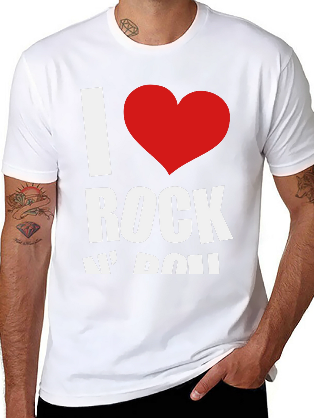 I Love Rock N Roll Graphic Tee