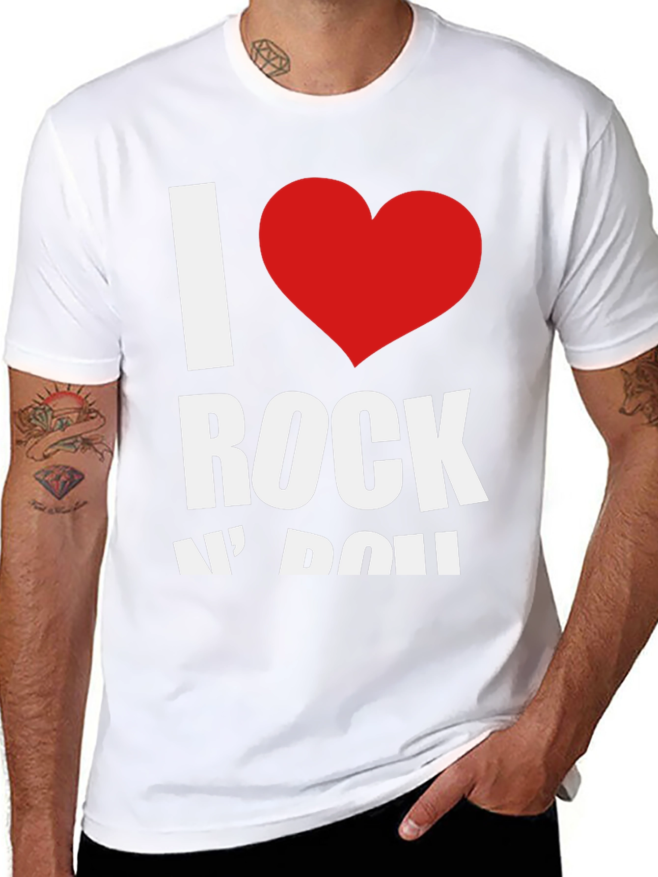 I Love Rock N Roll Graphic Tee