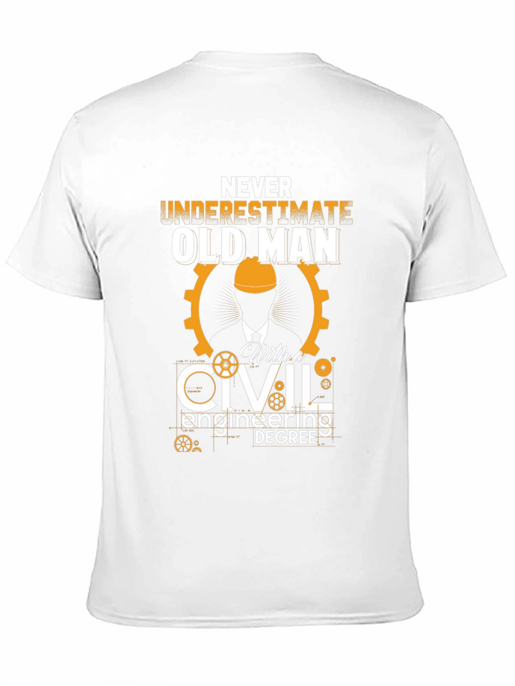 Civil Engineering Old Man T-Shirt