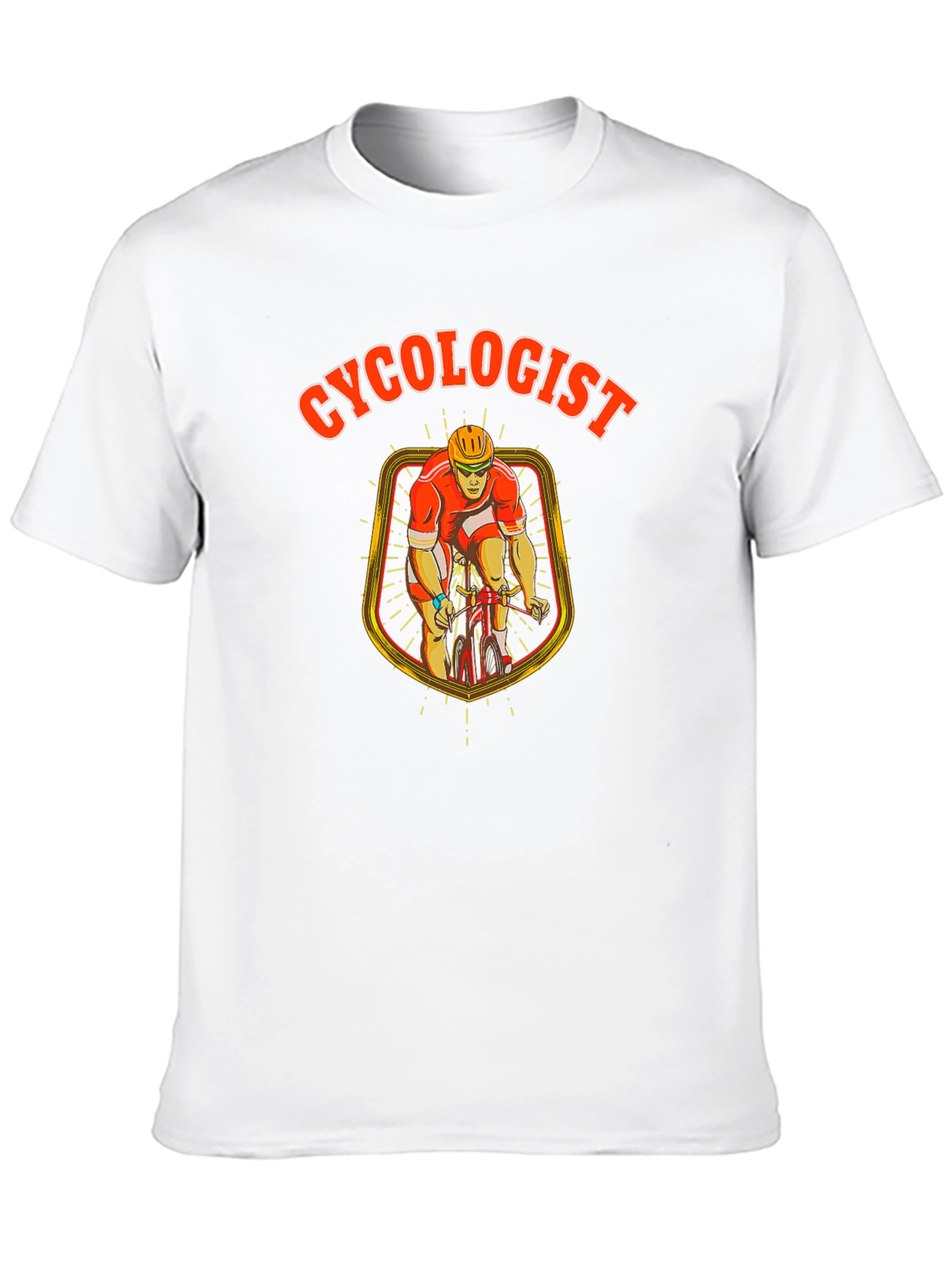Cyclogist Black Cotton T-Shirt - Cycling Humor!