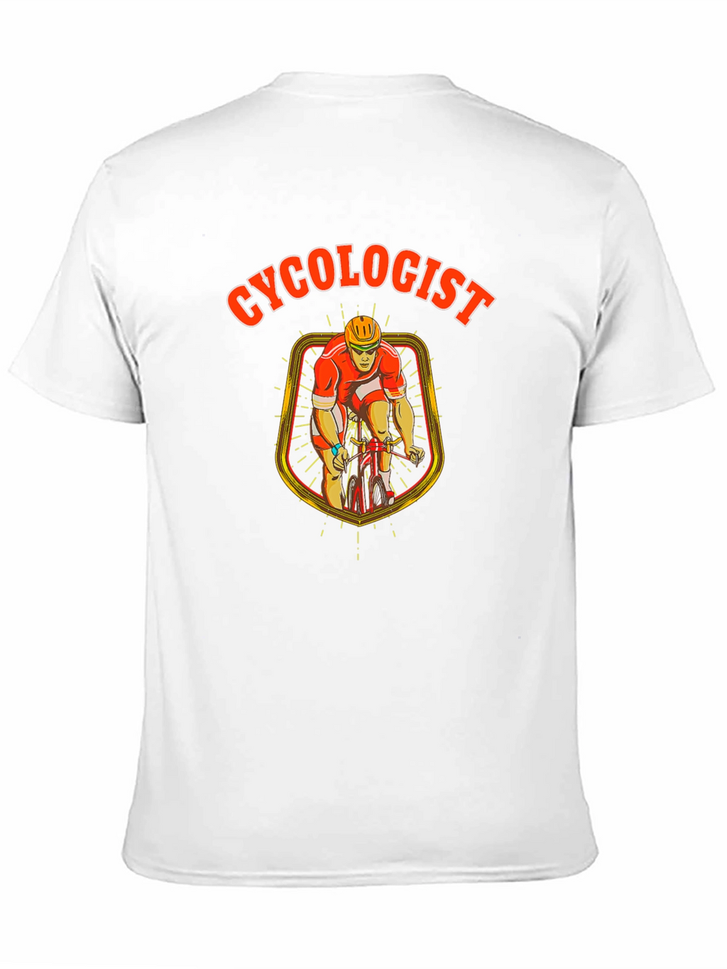 Cyclogist Black Cotton T-Shirt - Cycling Humor!