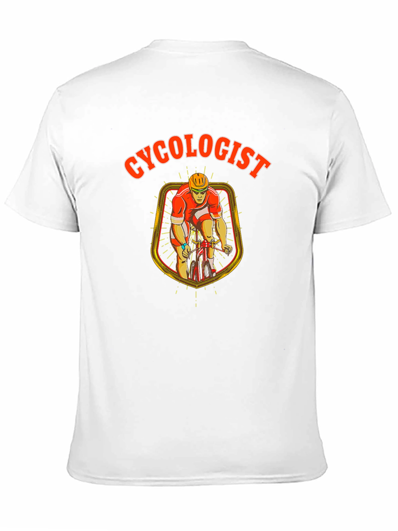 Cyclogist Black Cotton T-Shirt - Cycling Humor!