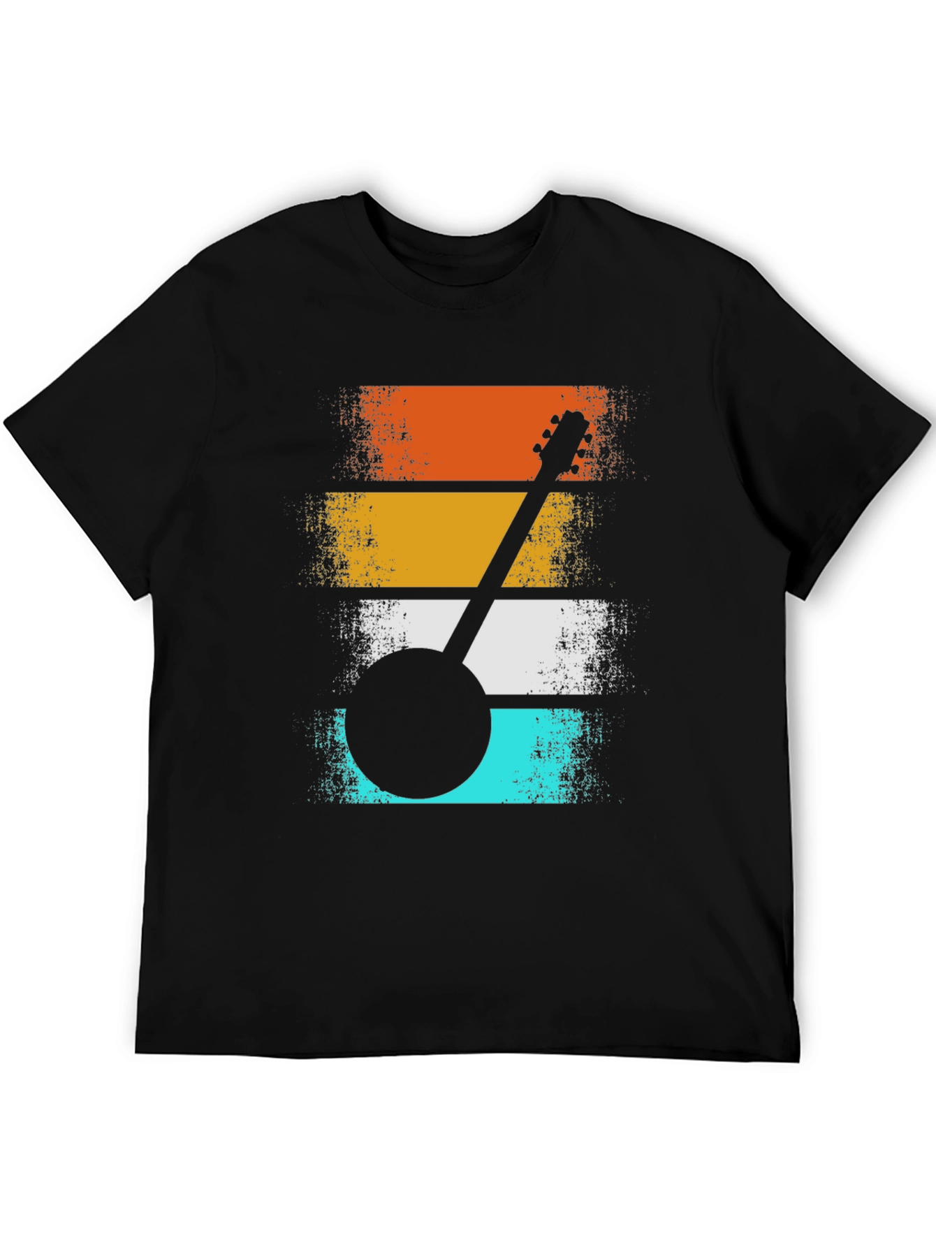 Retro Banjo Graphic Tee - Vintage Style Music Lover Shirt
