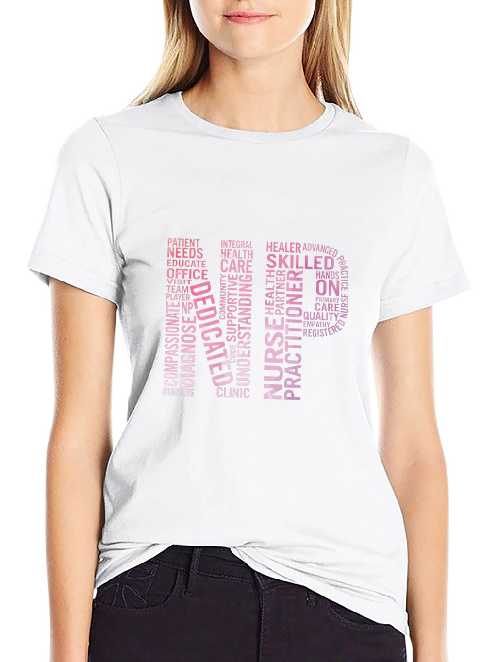 Nurse Practitioner Word Art T-Shirt
