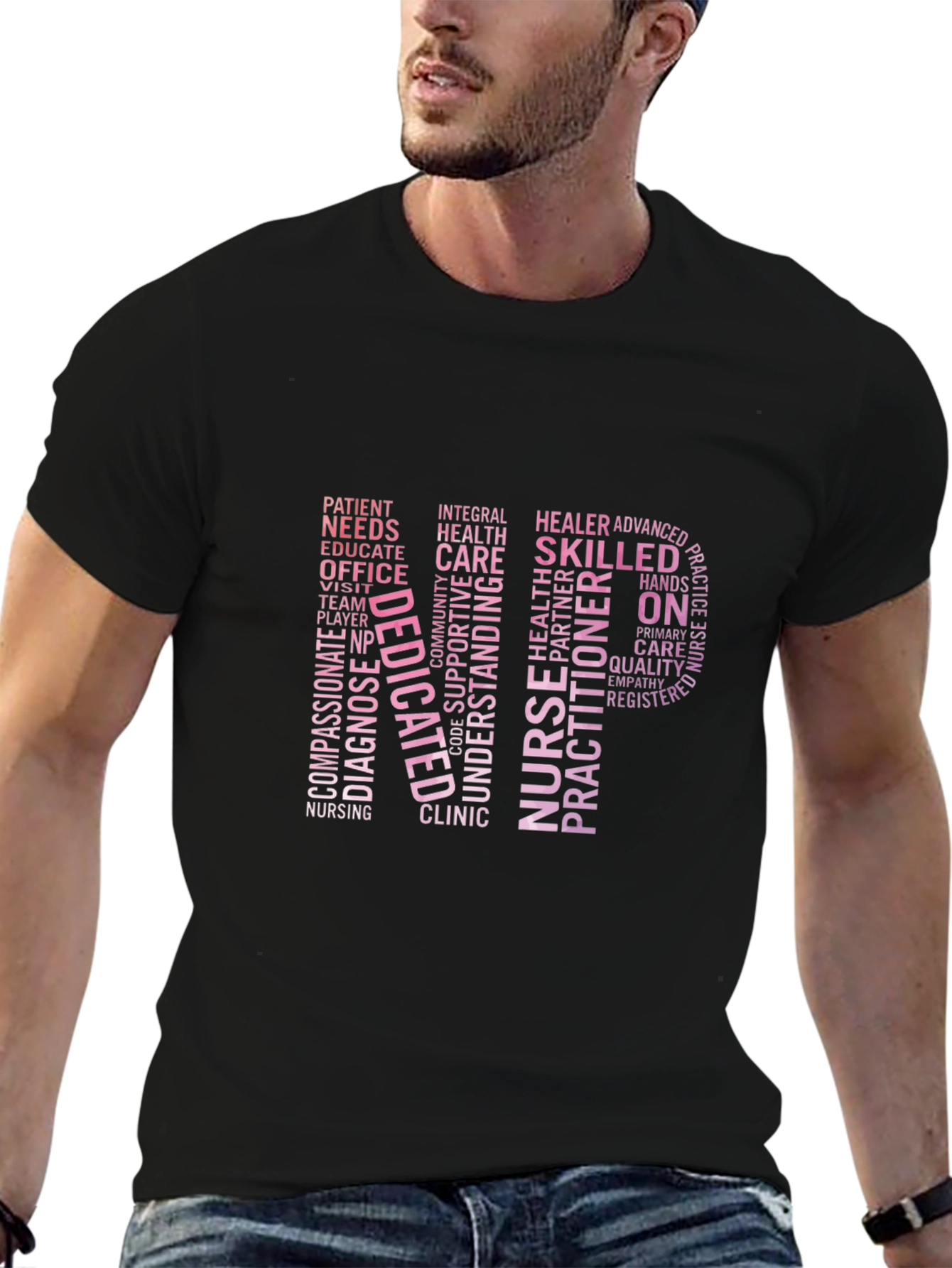 Nurse Practitioner Word Art T-Shirt