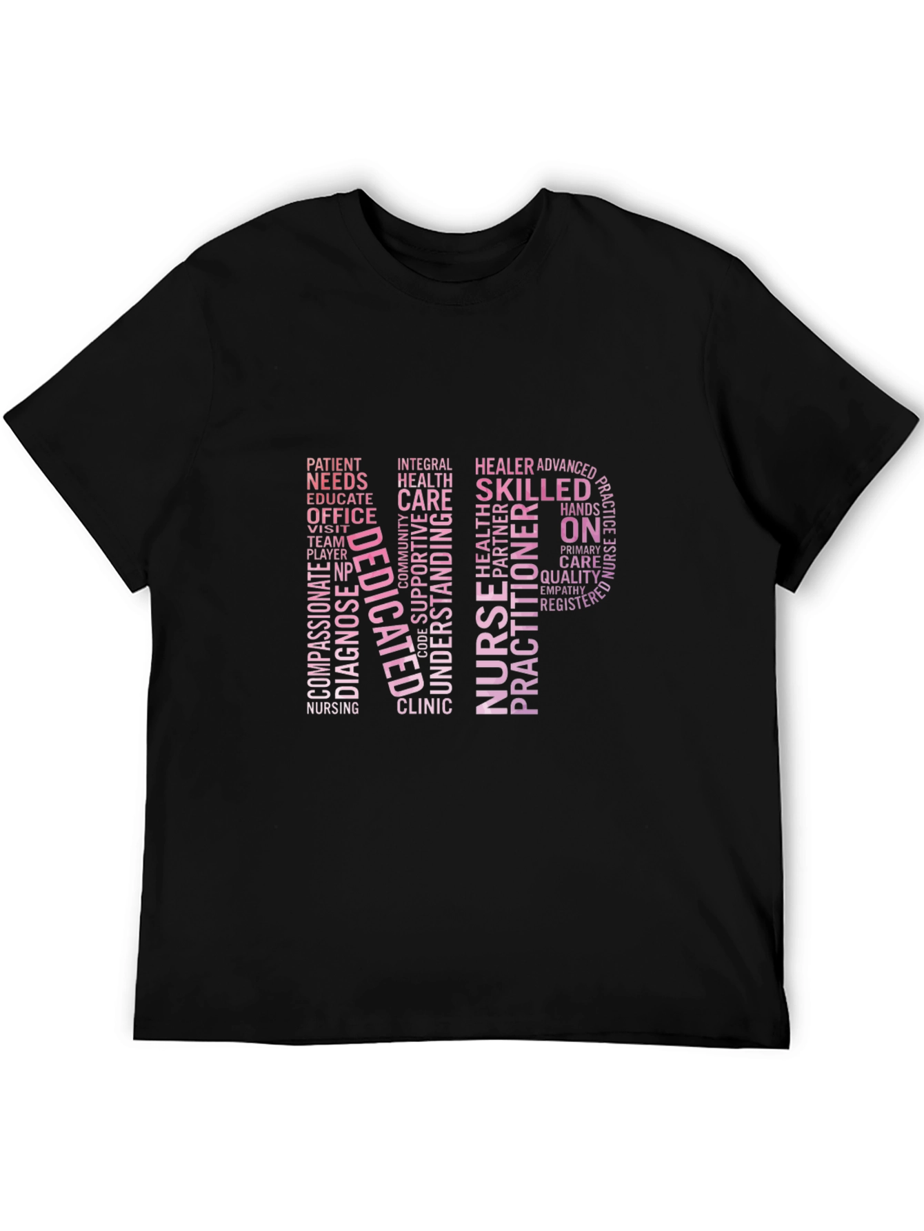 Nurse Practitioner Word Art T-Shirt