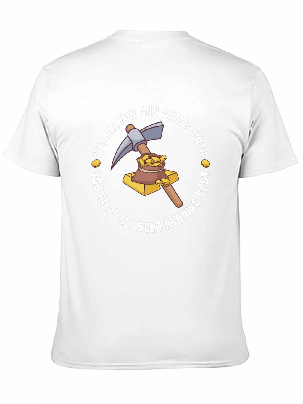 Gold Panning Humor Graphic T-Shirt