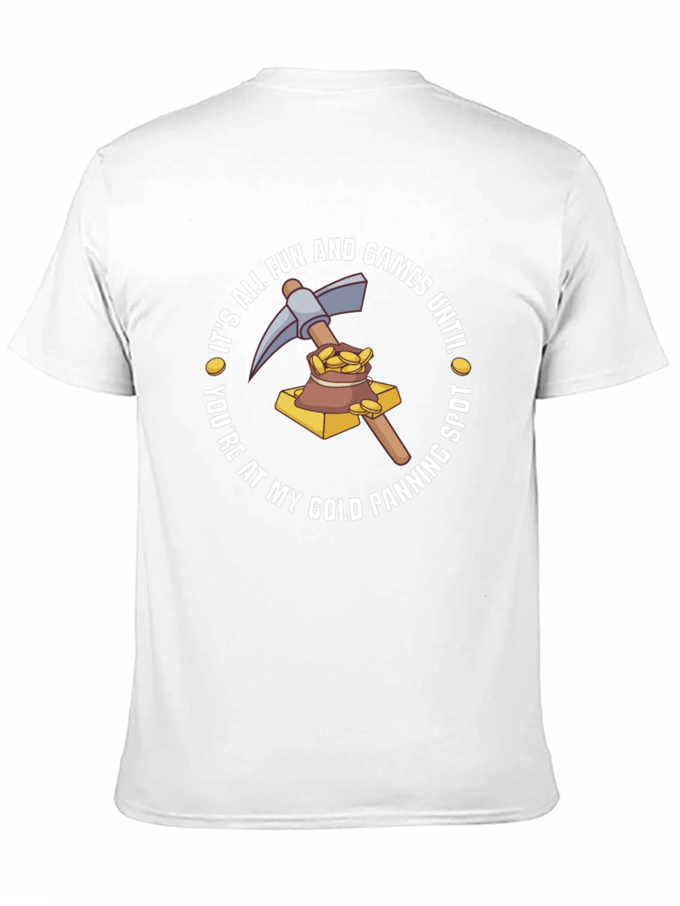 Gold Panning Humor Graphic T-Shirt