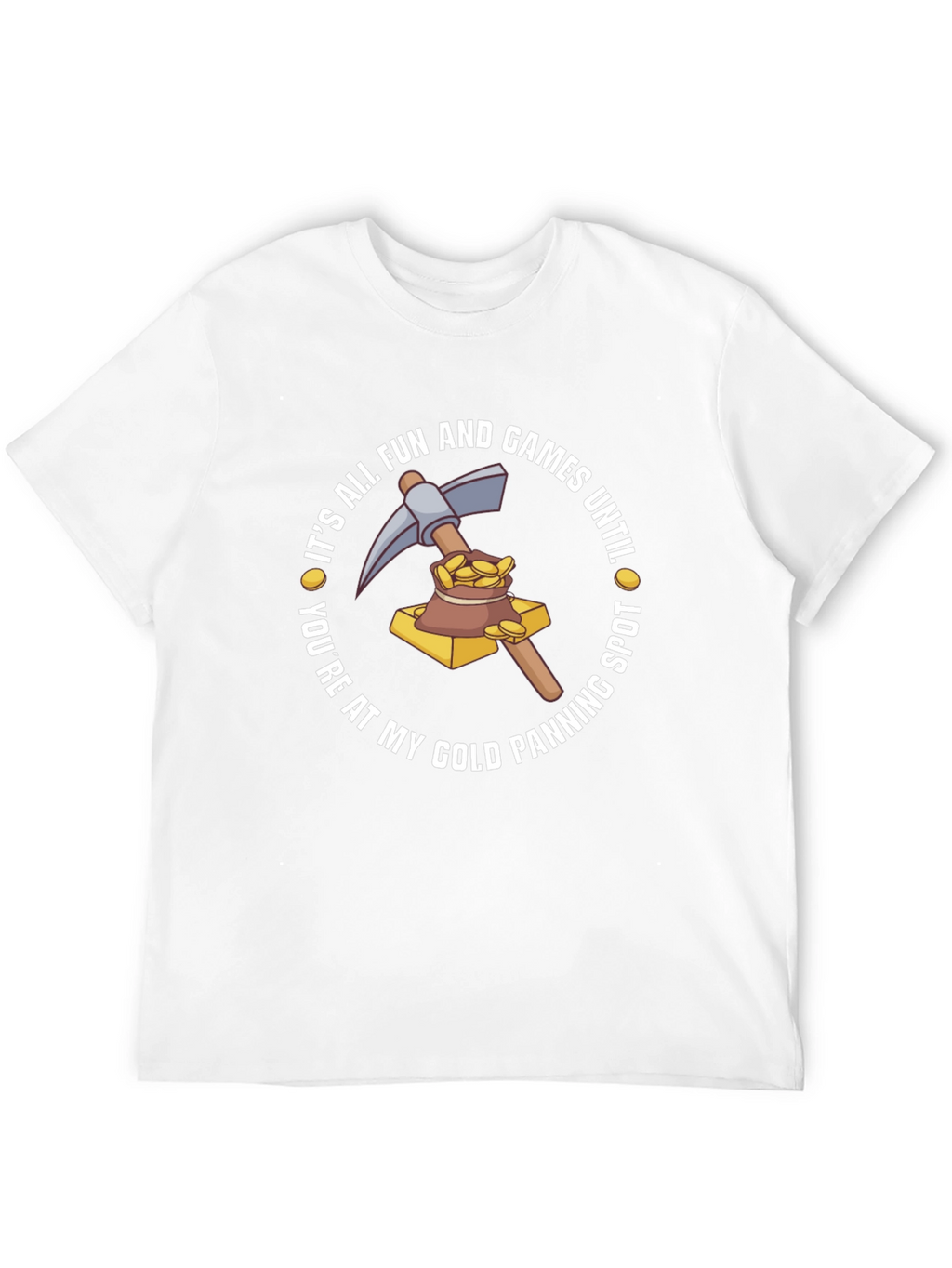 Gold Panning Humor Graphic T-Shirt