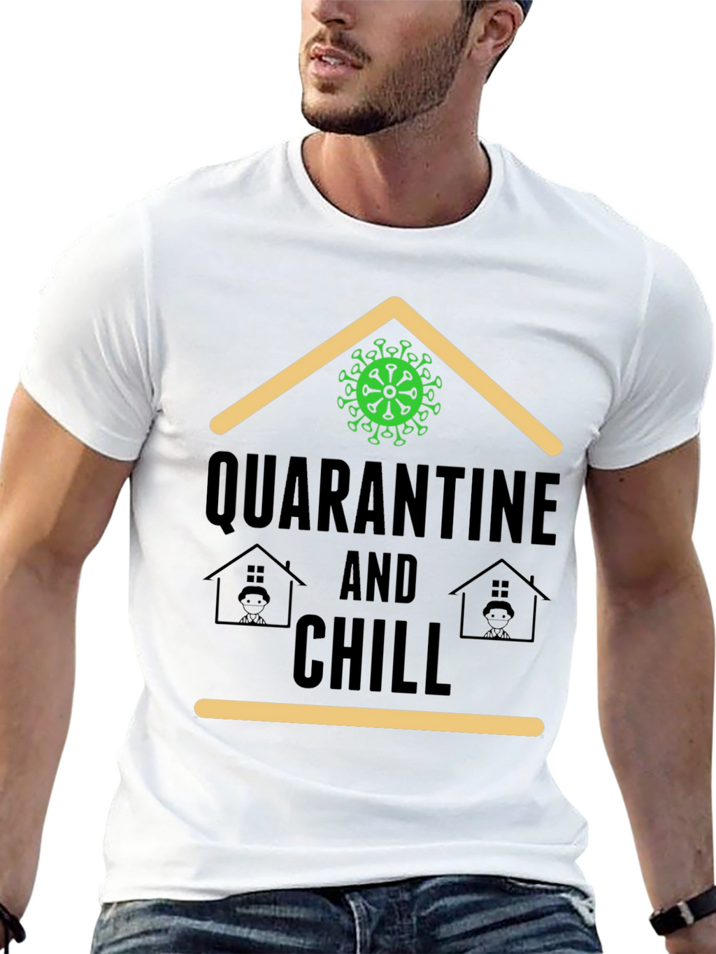 Quarantine and Chill T-Shirt - Stay Home Comfort