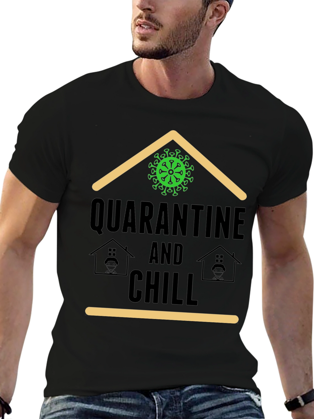 Quarantine and Chill T-Shirt - Stay Home Comfort