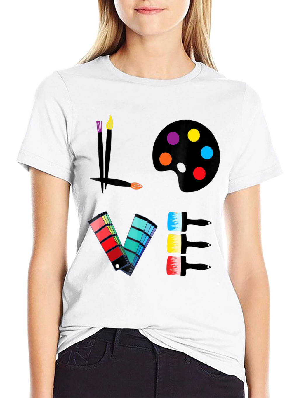 Painters Love T-Shirt - Artistic Design