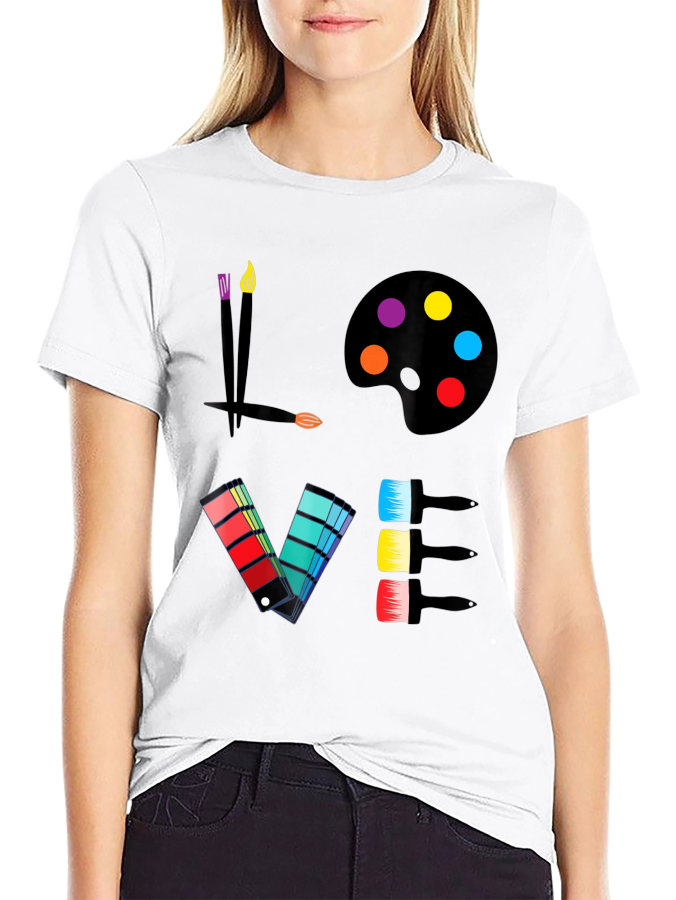 Painters Love T-Shirt - Artistic Design