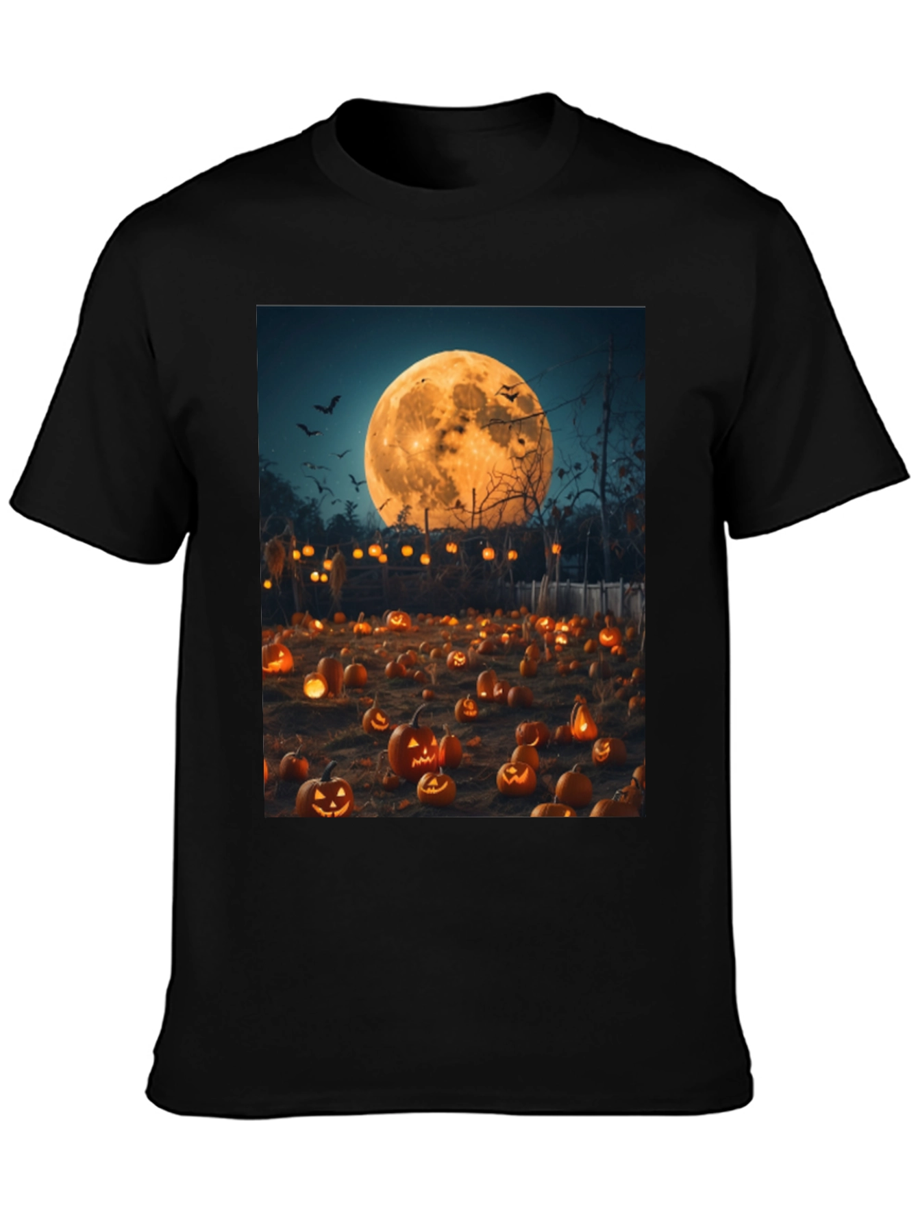 Halloween Pumpkin Patch Graphic Tee