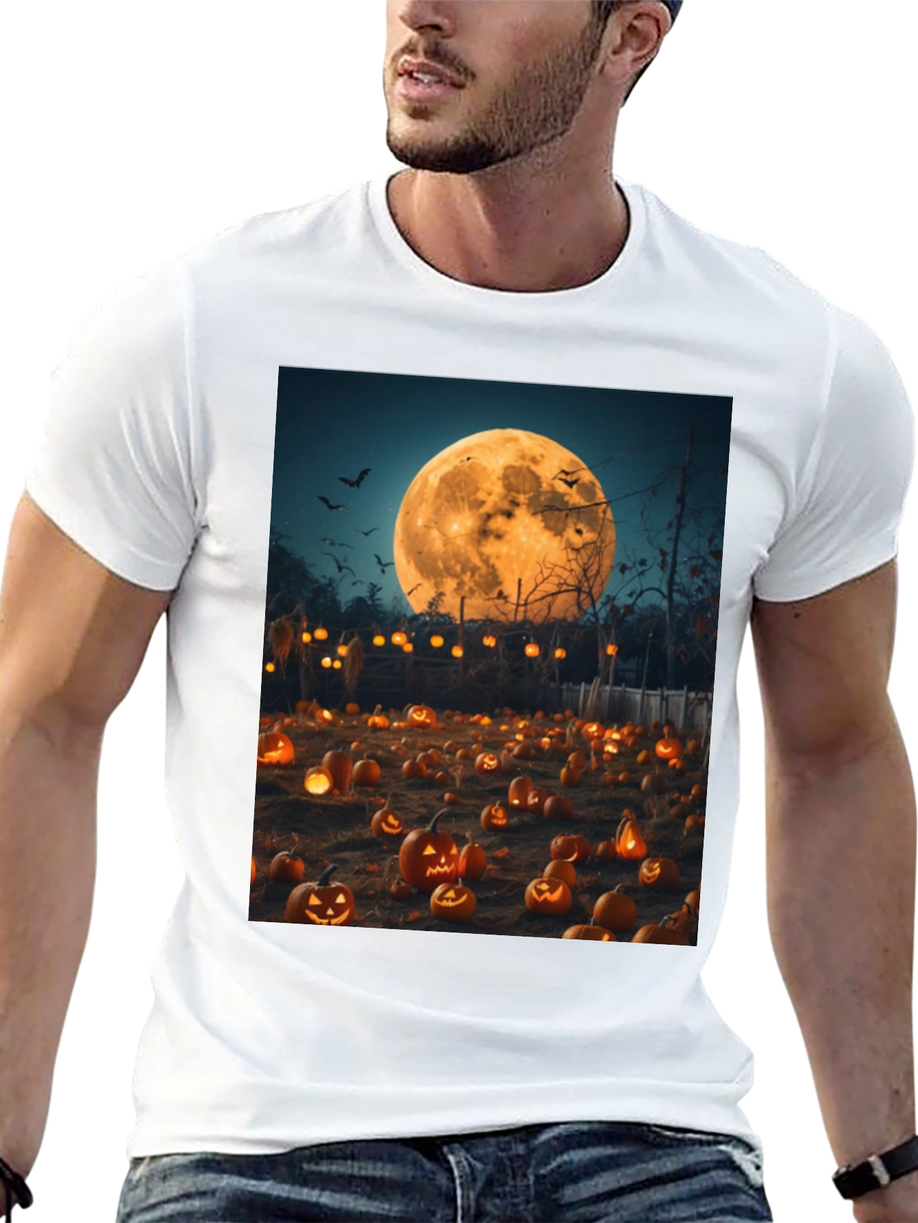 Halloween Pumpkin Patch Graphic Tee