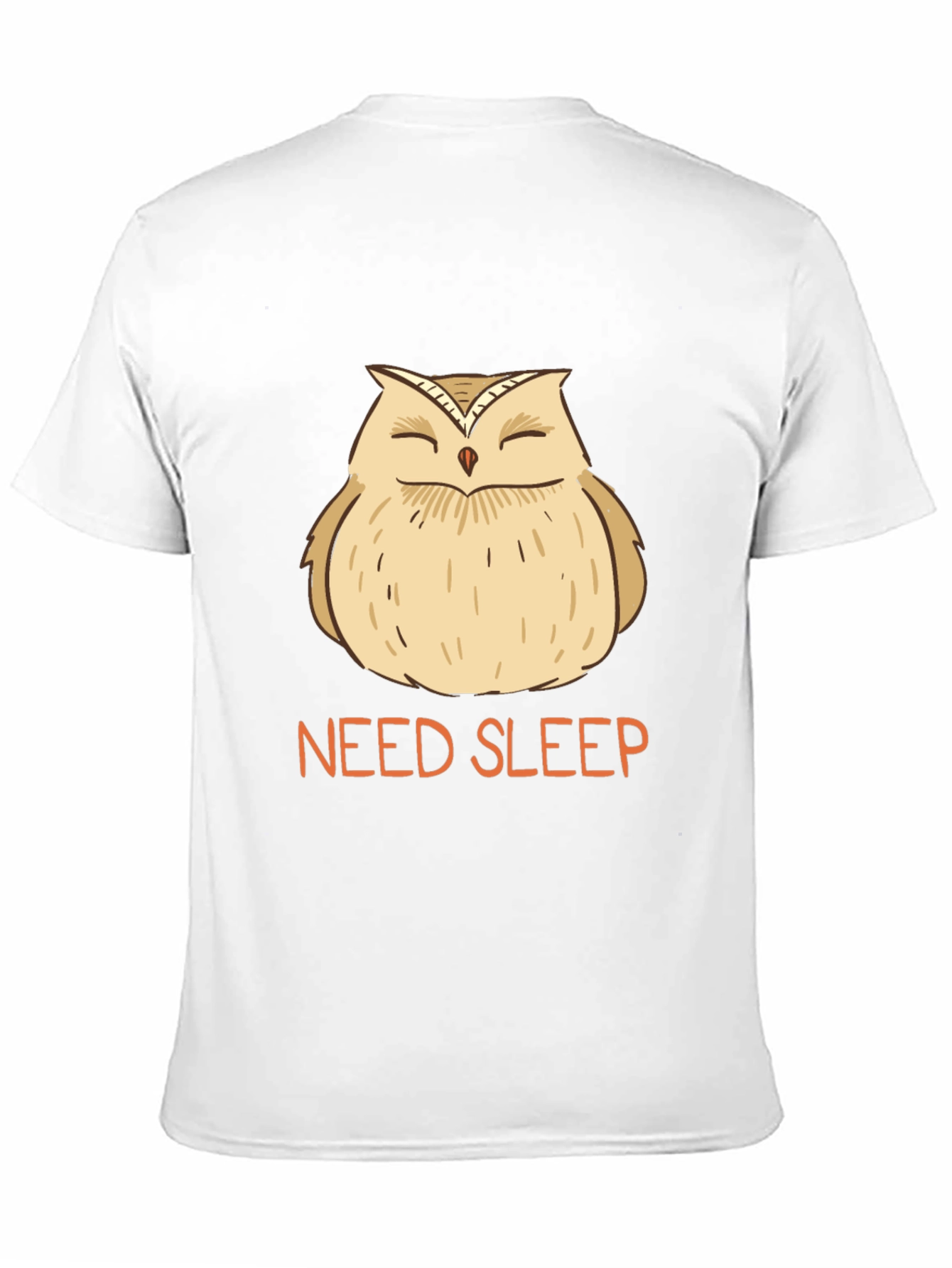 Need Sleep Owl Graphic Tee - Black T-Shirt