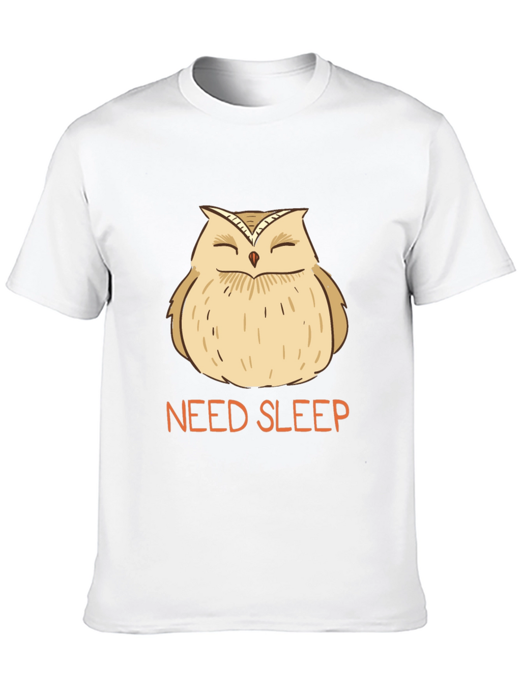 Need Sleep Owl Graphic Tee - Black T-Shirt