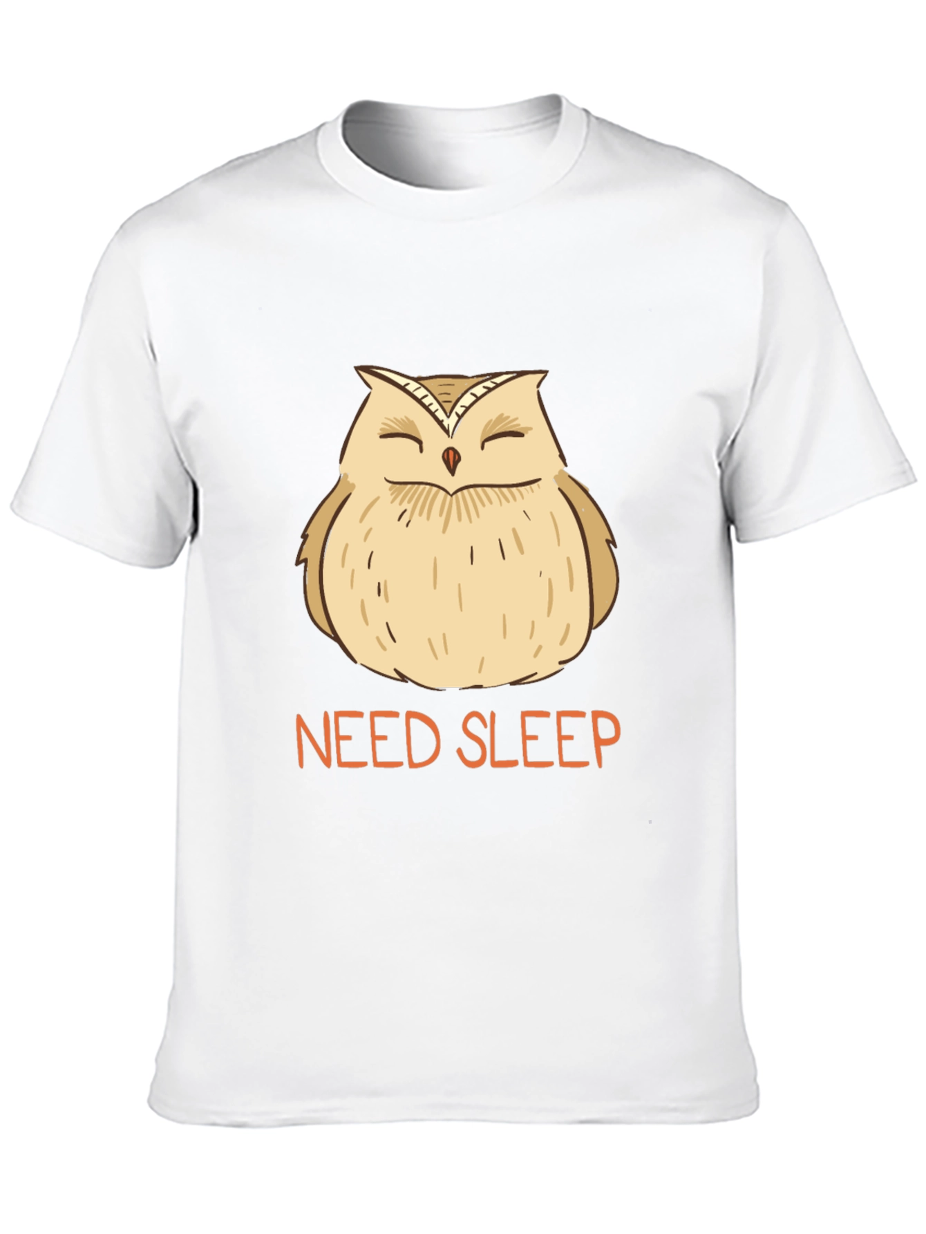 Need Sleep Owl Graphic Tee - Black T-Shirt