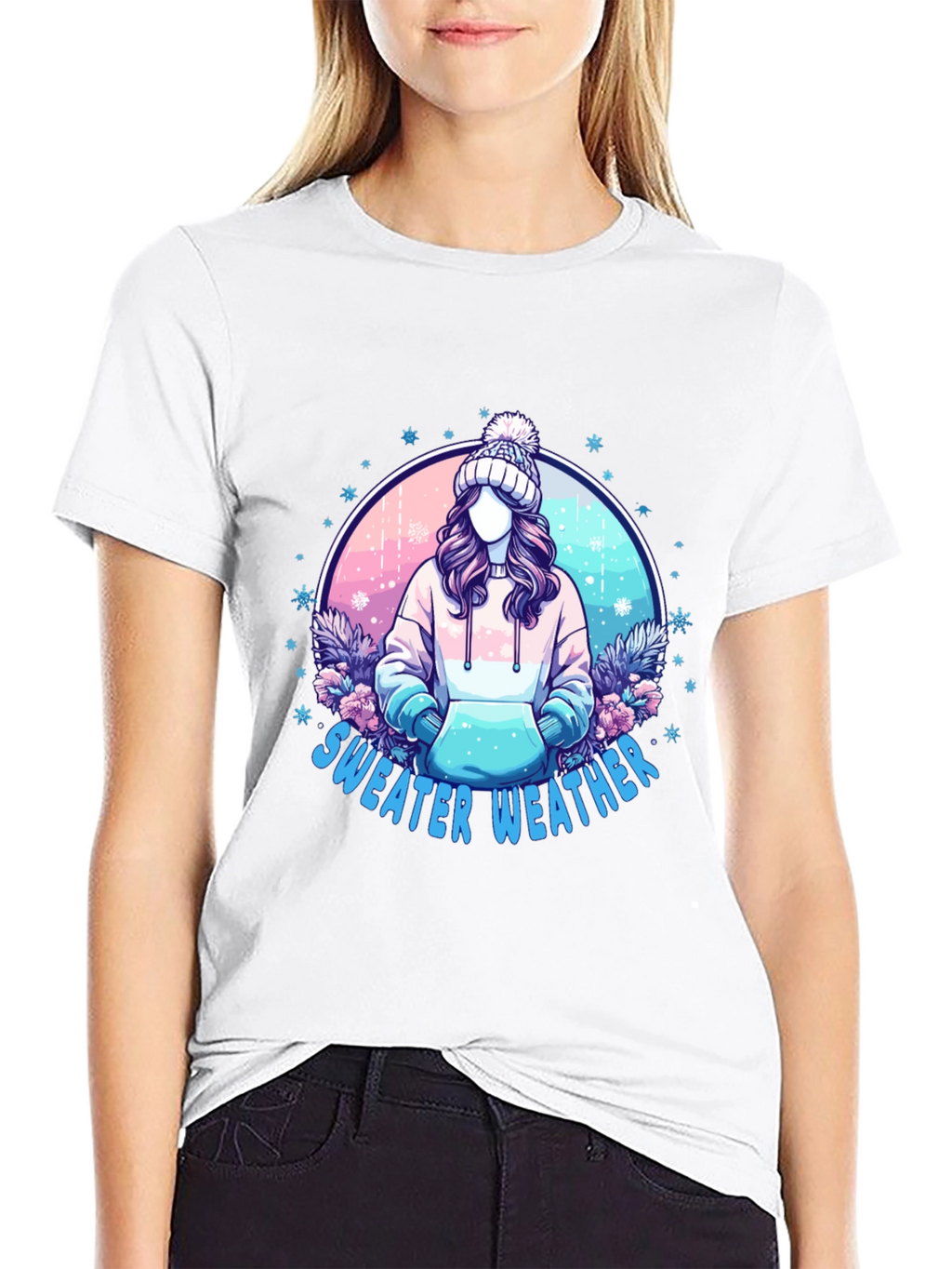 Sweater Weather Graphic Tee - Cozy & Stylish