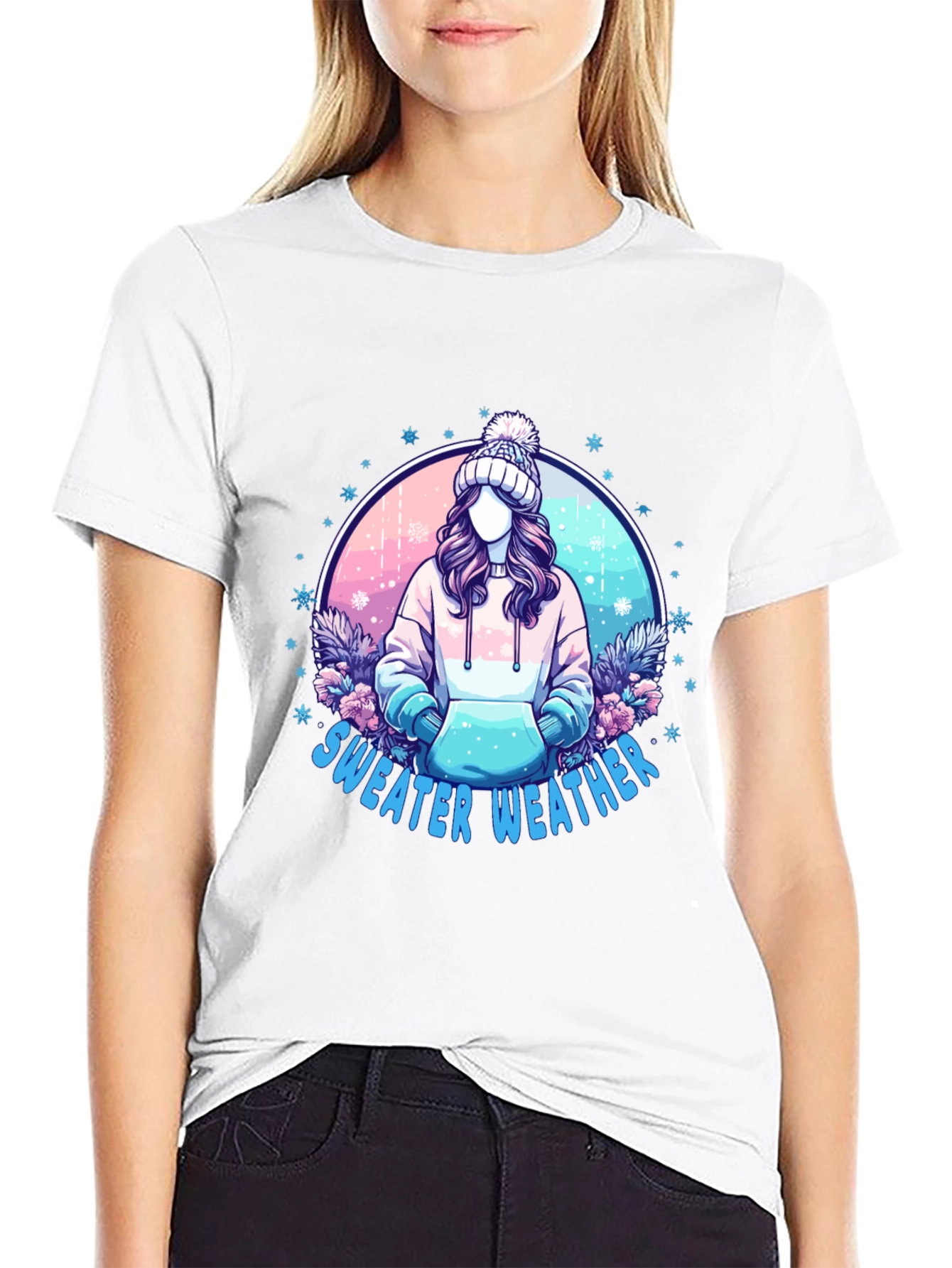 Sweater Weather Graphic Tee - Cozy & Stylish