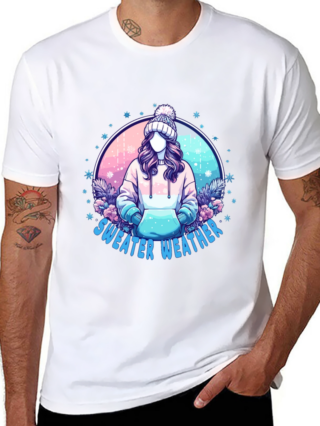 Sweater Weather Graphic Tee - Cozy & Stylish