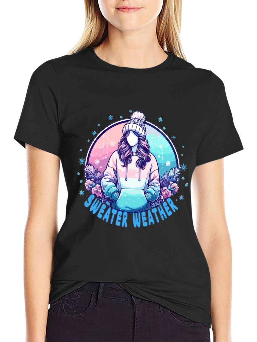 Sweater Weather Graphic Tee - Cozy & Stylish