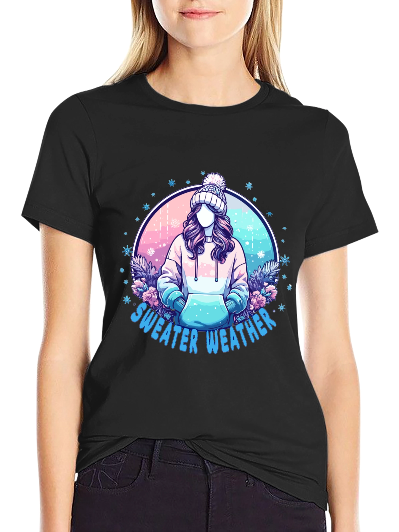 Sweater Weather Graphic Tee - Cozy & Stylish