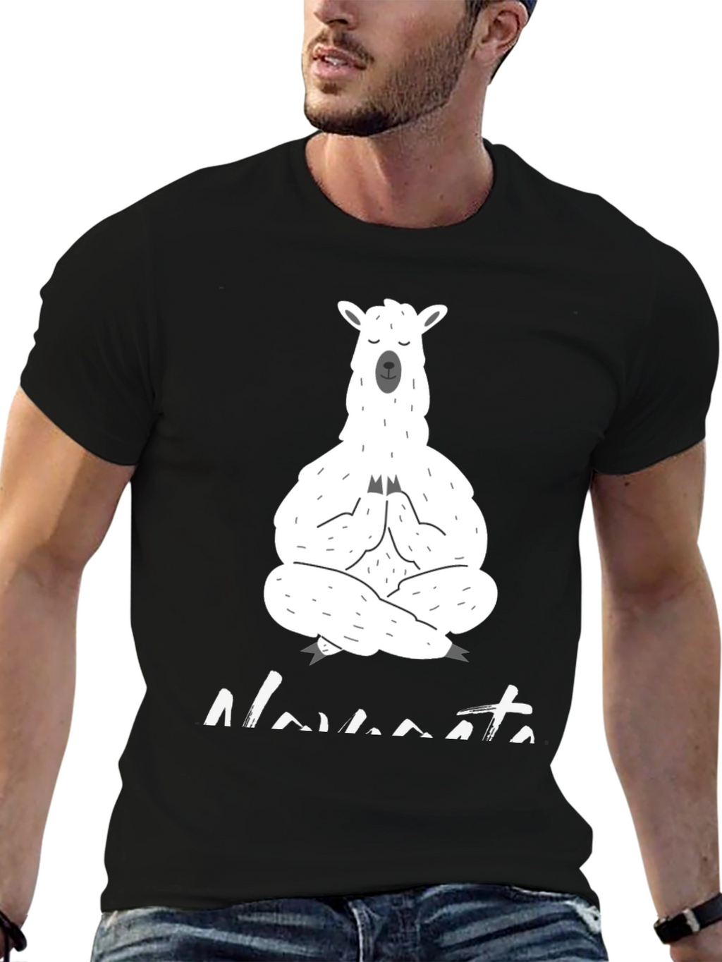 Meditating Llama T-Shirt - Namaste