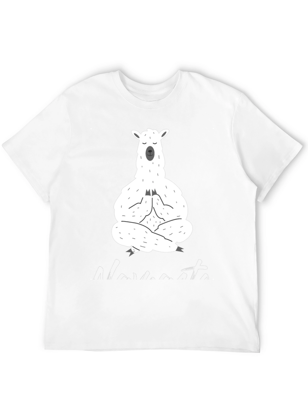 Meditating Llama T-Shirt - Namaste