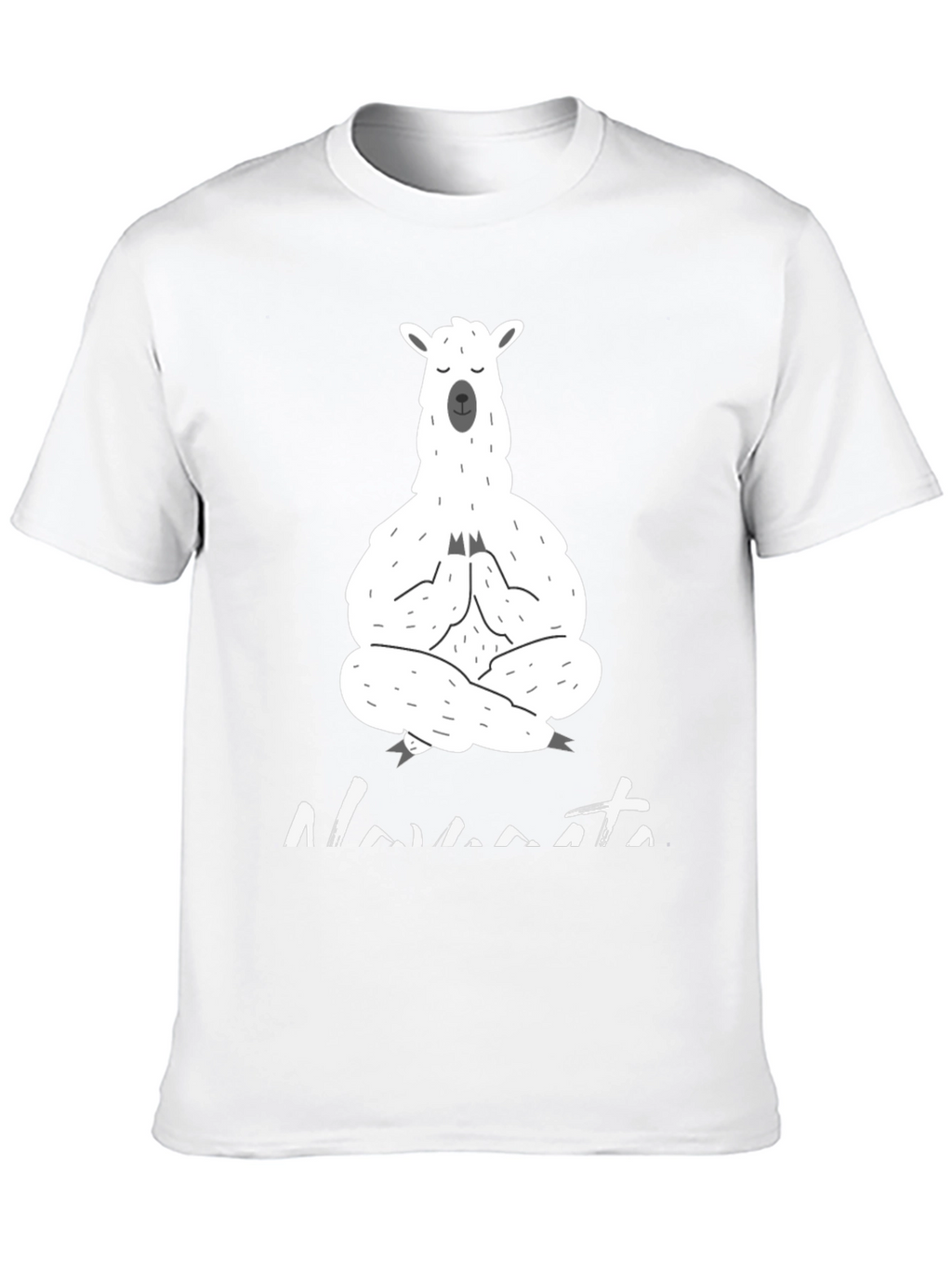 Meditating Llama T-Shirt - Namaste