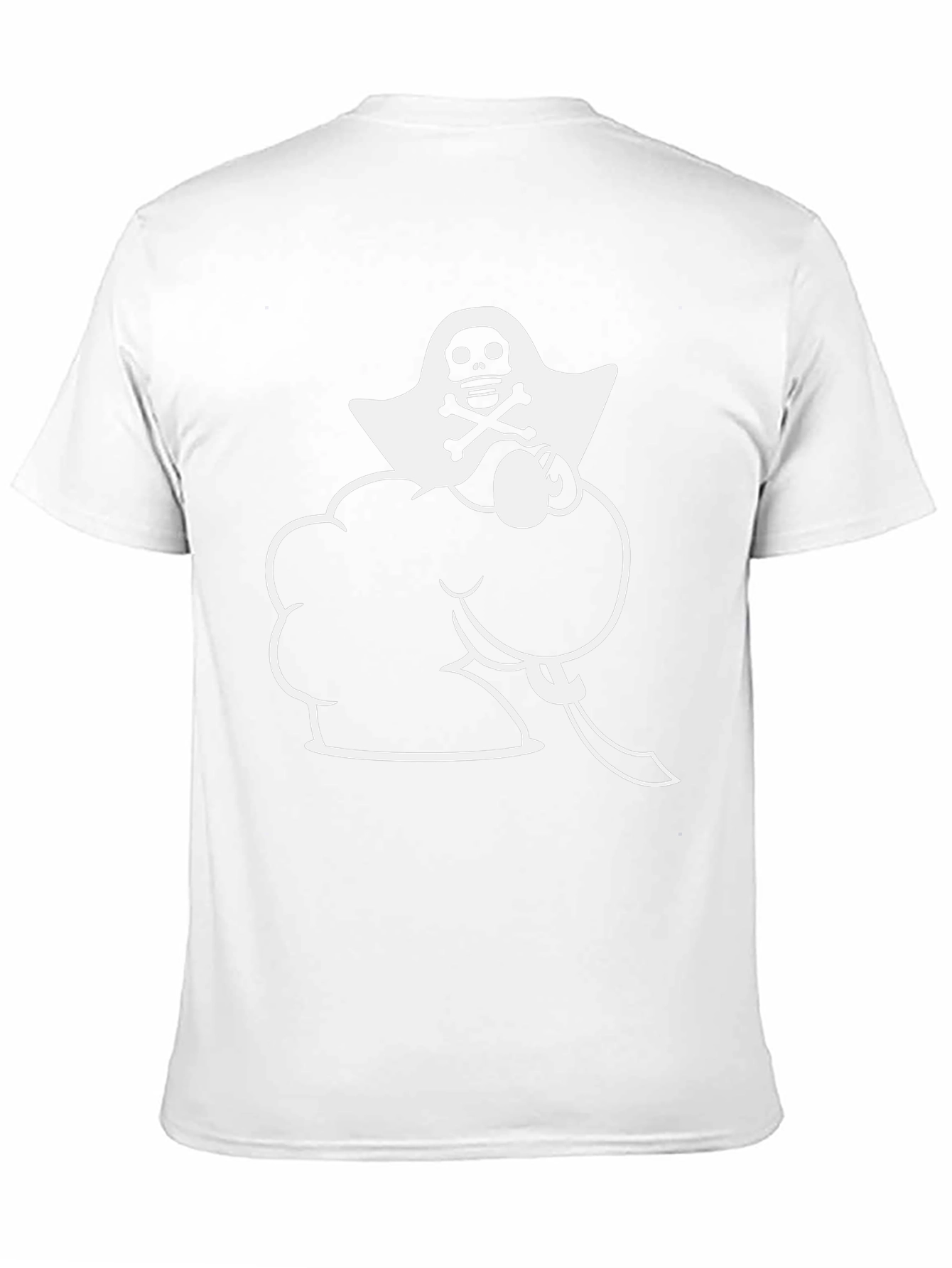 Pirate Chef Graphic Tee - Black Cotton T-Shirt