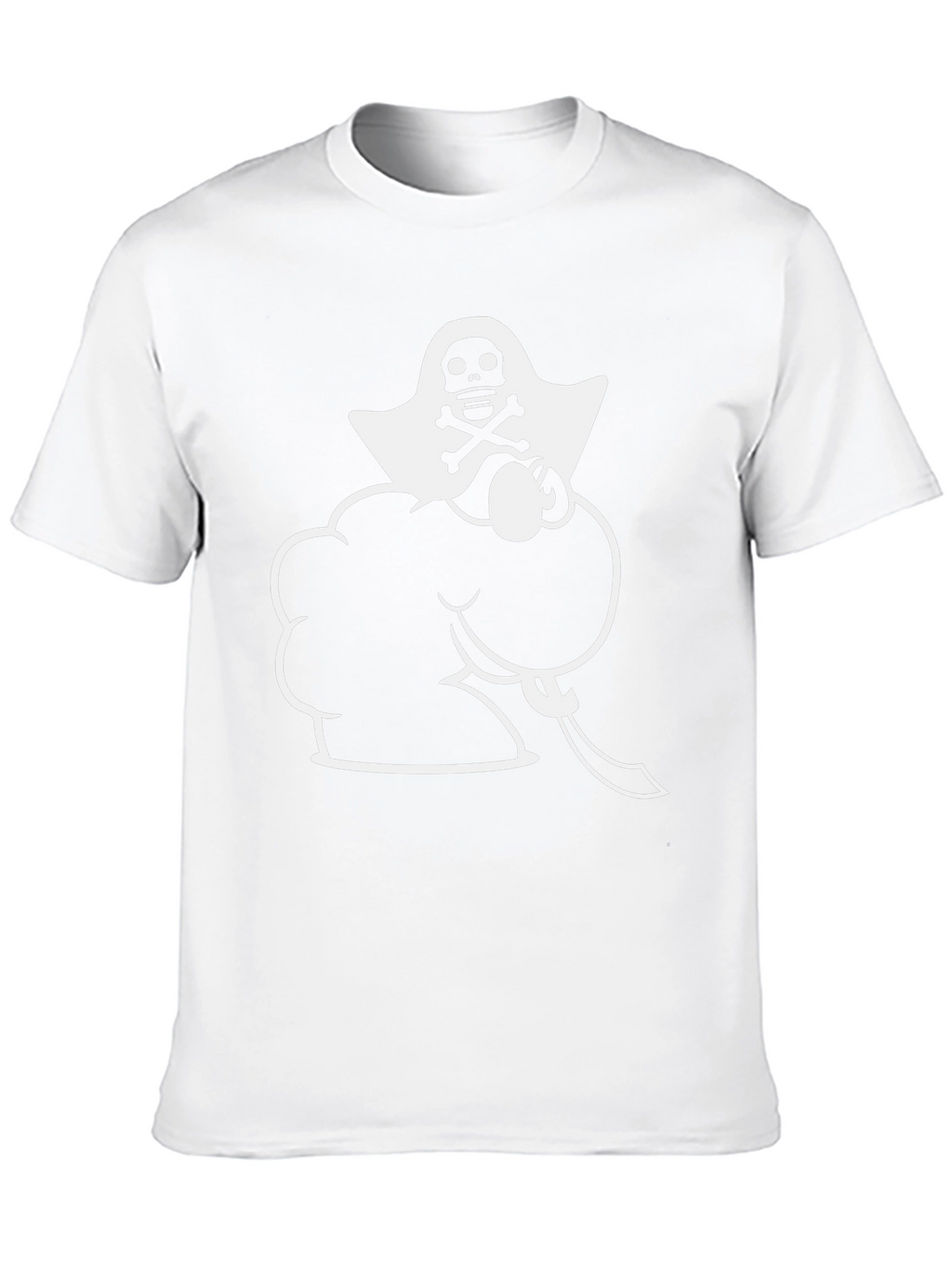 Pirate Chef Graphic Tee - Black Cotton T-Shirt