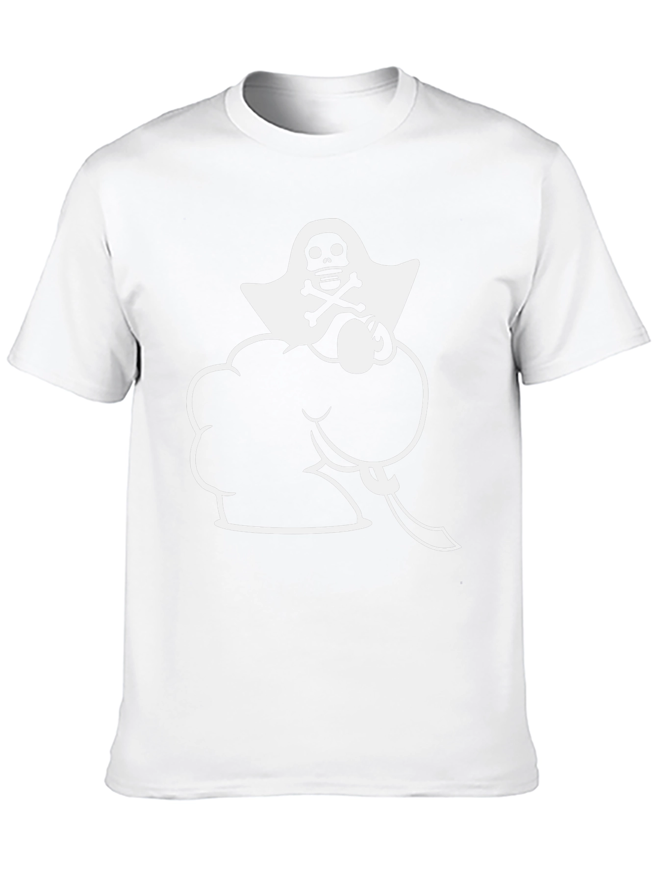 Pirate Chef Graphic Tee - Black Cotton T-Shirt