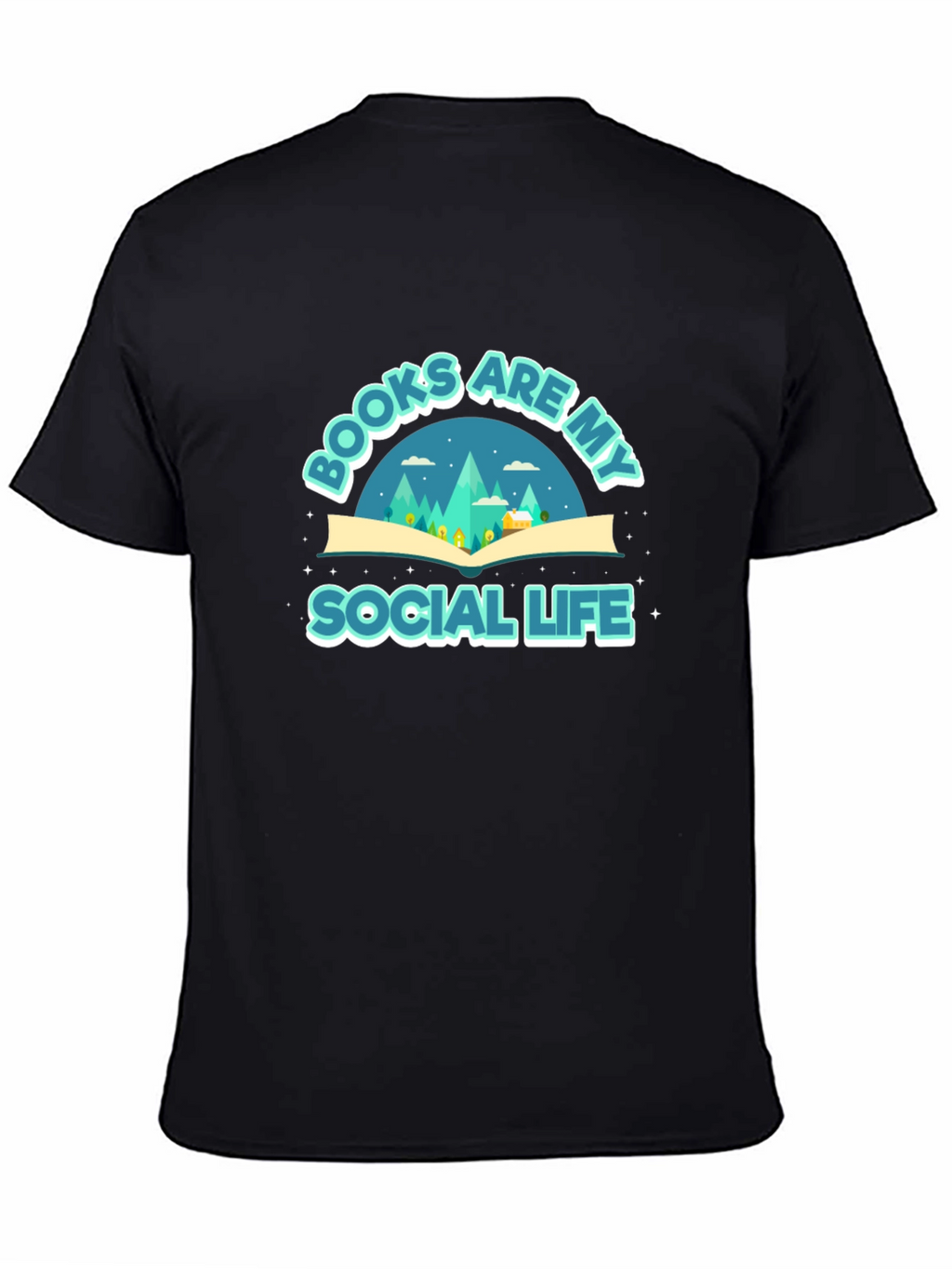 Books are My Social Life Graphic Tee