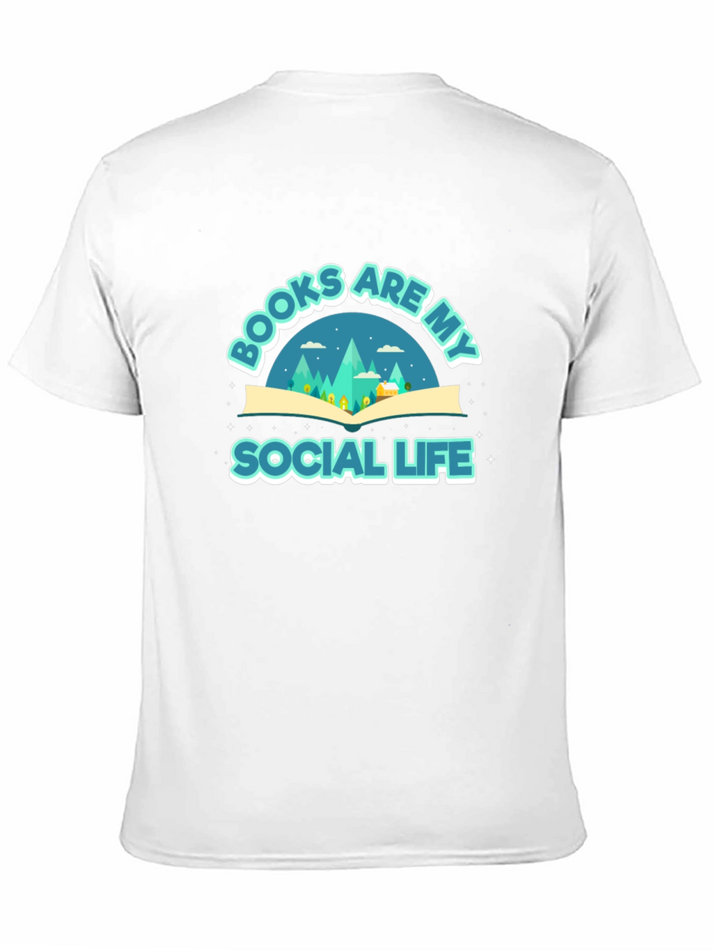 Books are My Social Life Graphic Tee