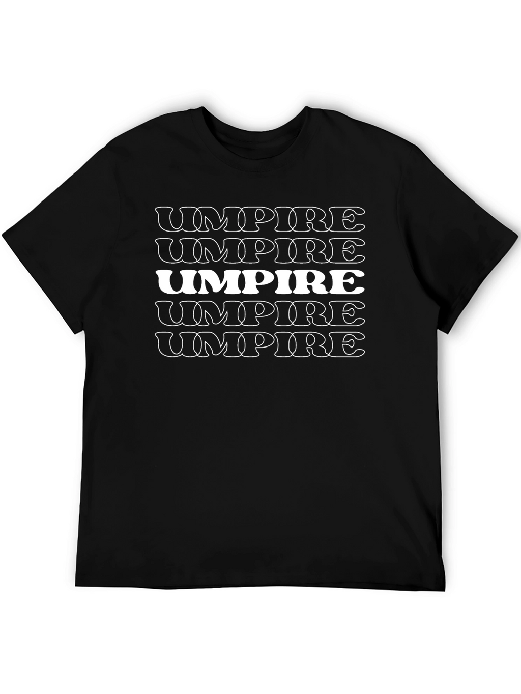 Umpire Graphic Tee - Baseball Referee Shirt