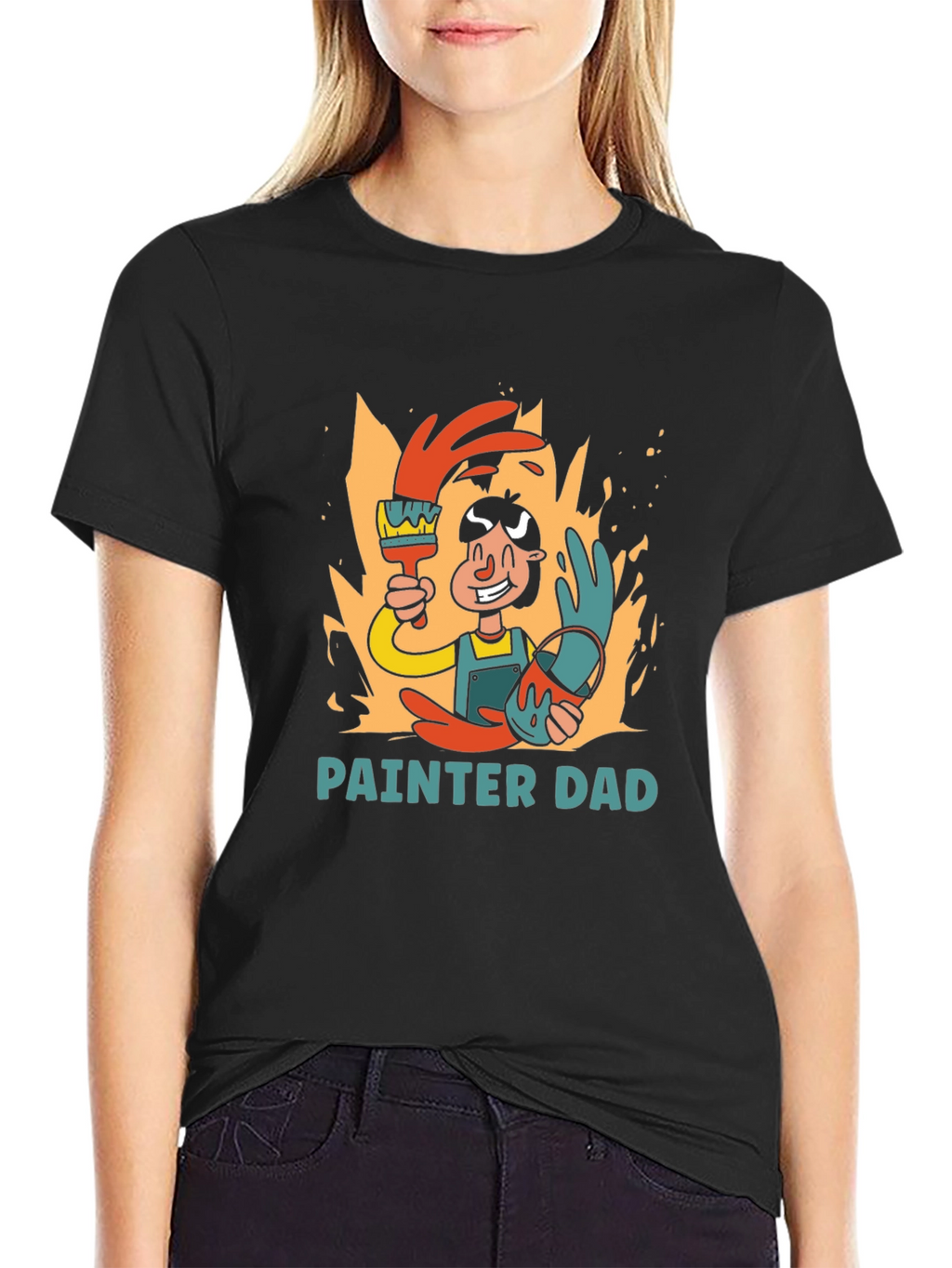 Painter Dad Graphic T-Shirt