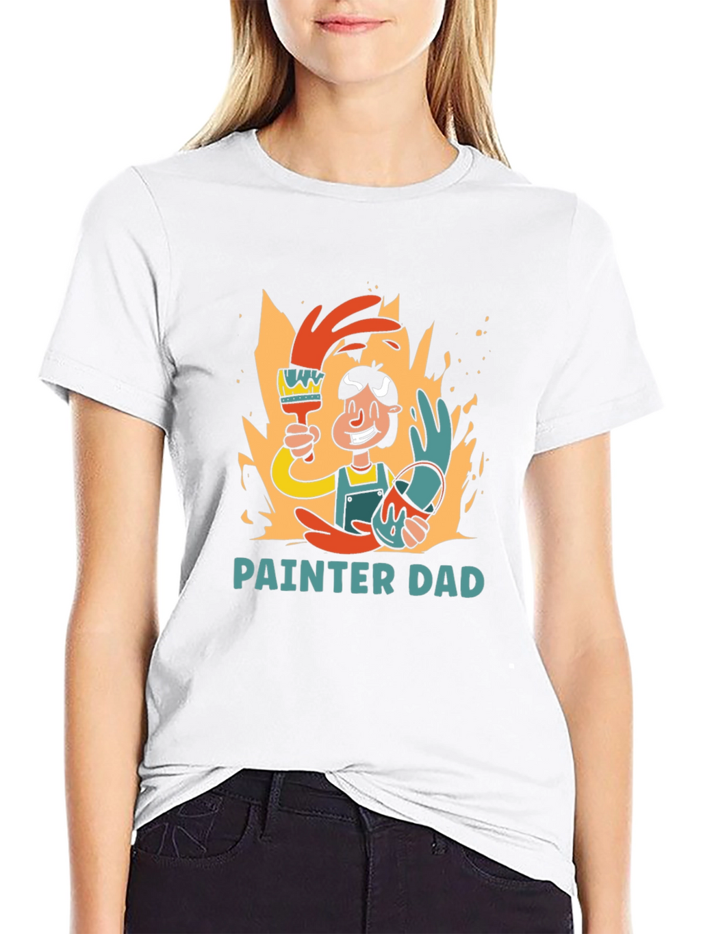 Painter Dad Graphic T-Shirt