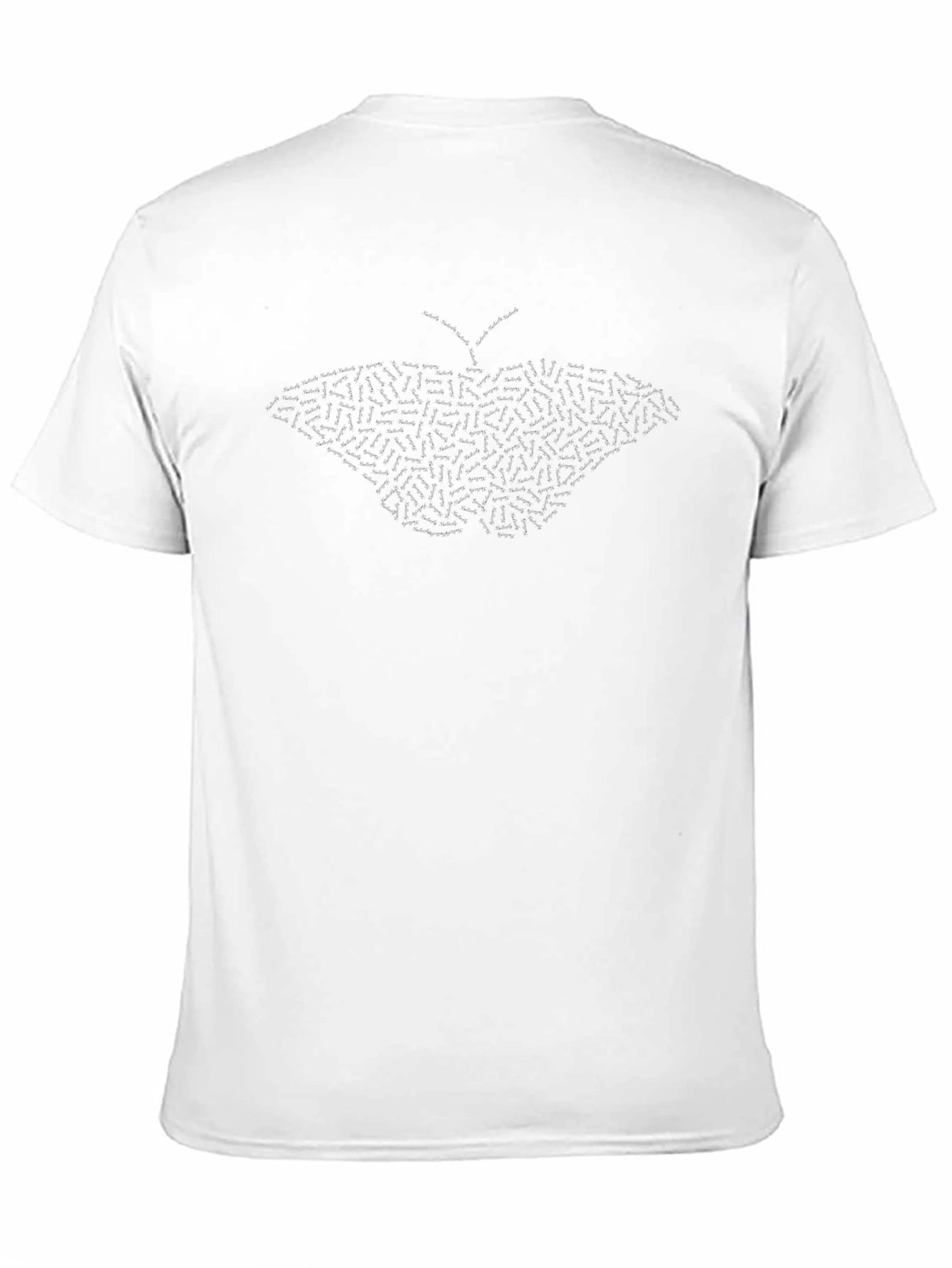 Stylish Black Butterfly Graphic Tee for Men