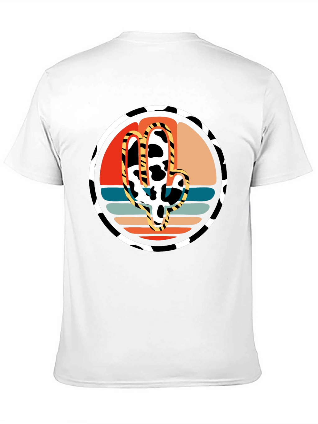 Cactus Cow Print Graphic Tee