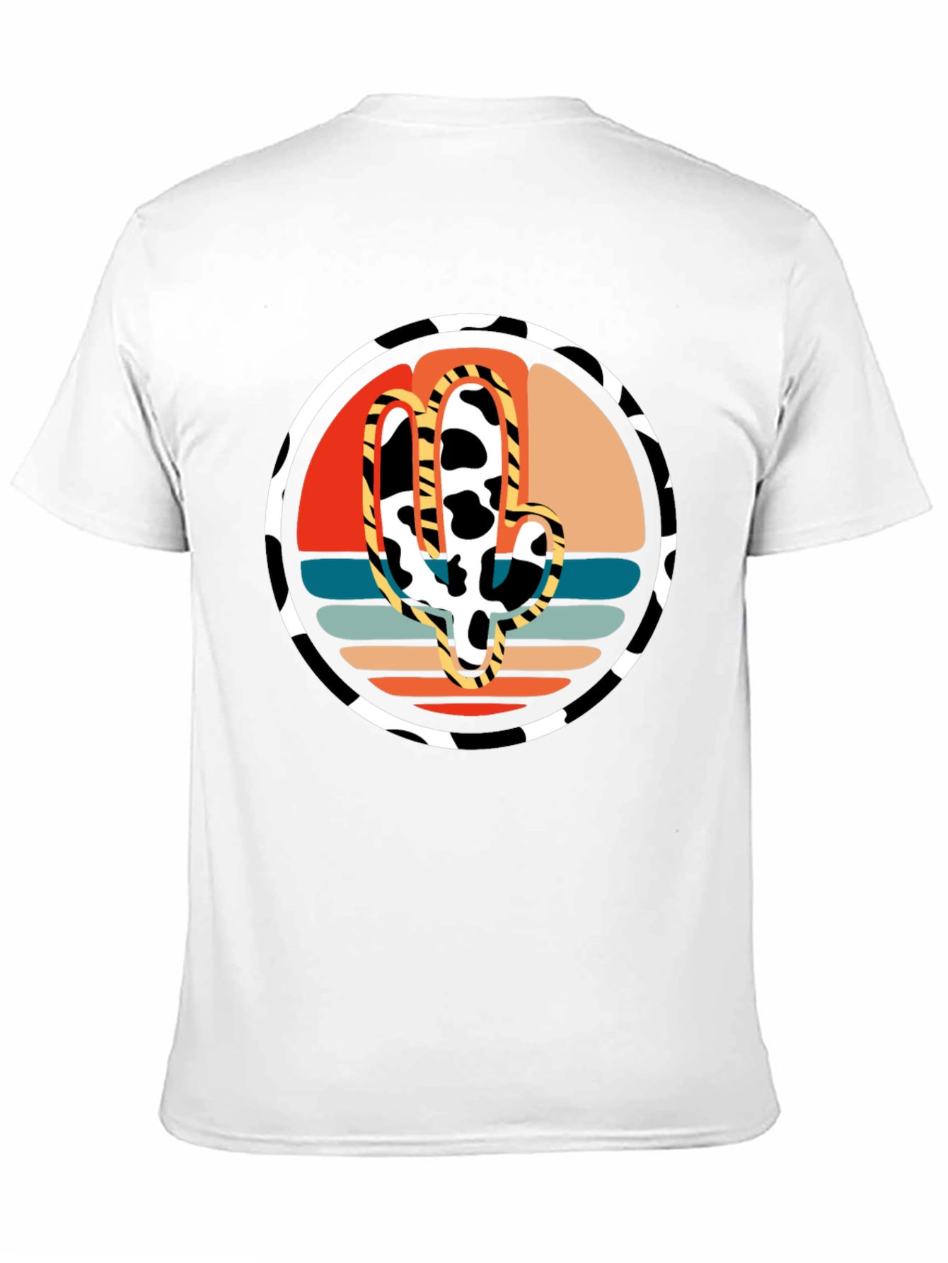 Cactus Cow Print Graphic Tee