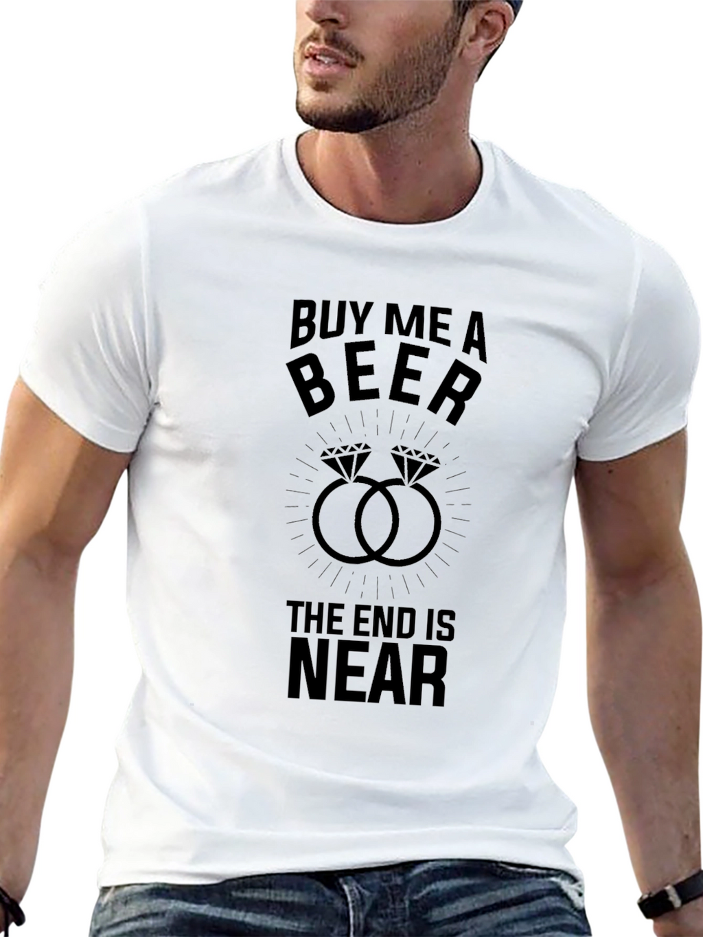 Buy Me a Beer Funny Bachelor Party T-Shirt