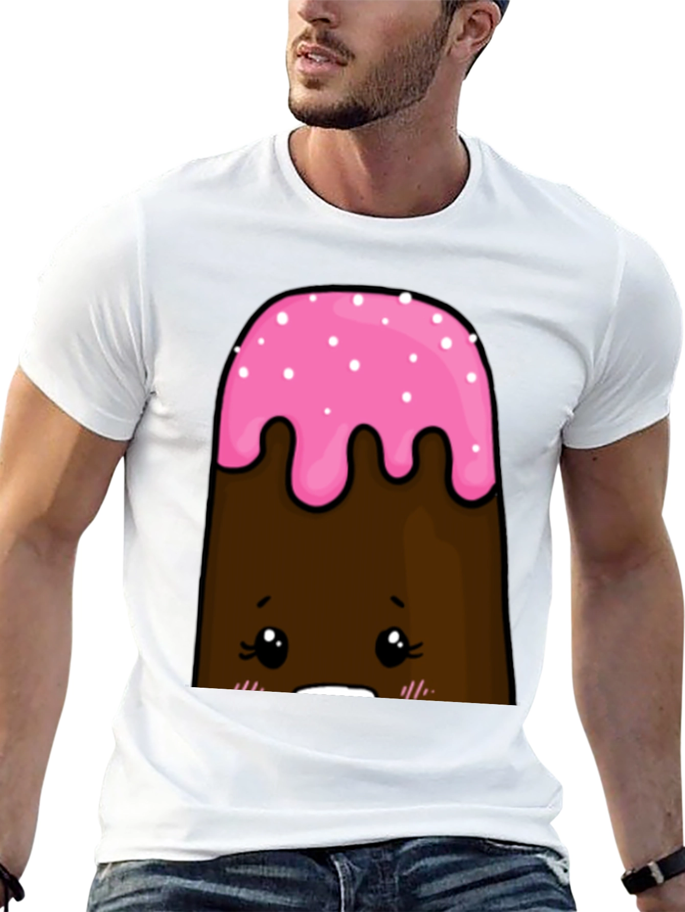 Cute Cake Character T-Shirt