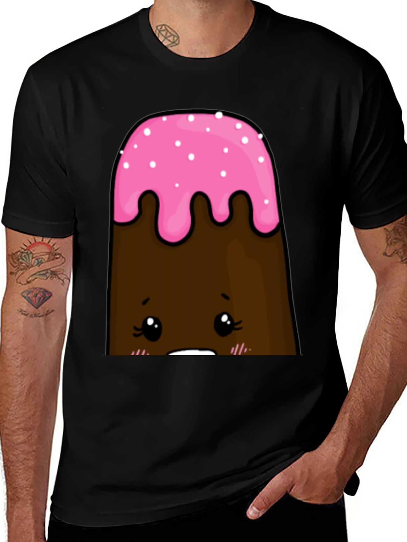 Cute Cake Character T-Shirt