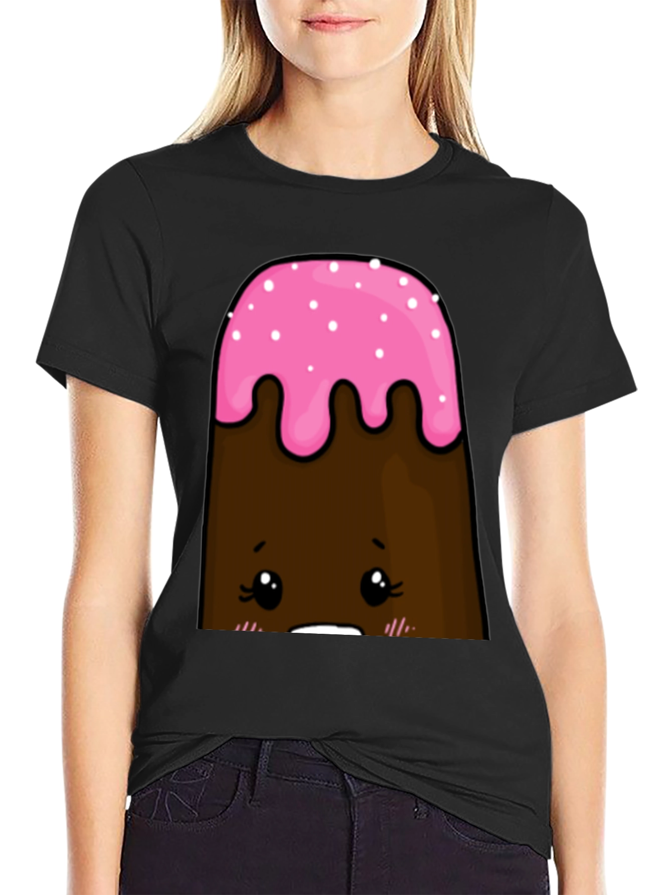 Cute Cake Character T-Shirt