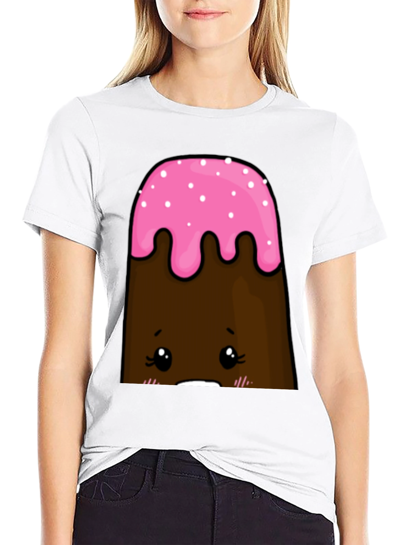 Cute Cake Character T-Shirt